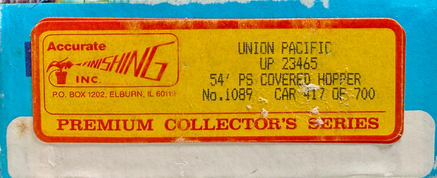 ATHEARN BLUE BOX (ACCURATE FINISHING CUSTOM) PS COVERED HOPPER KIT - UNOIN PACIFC