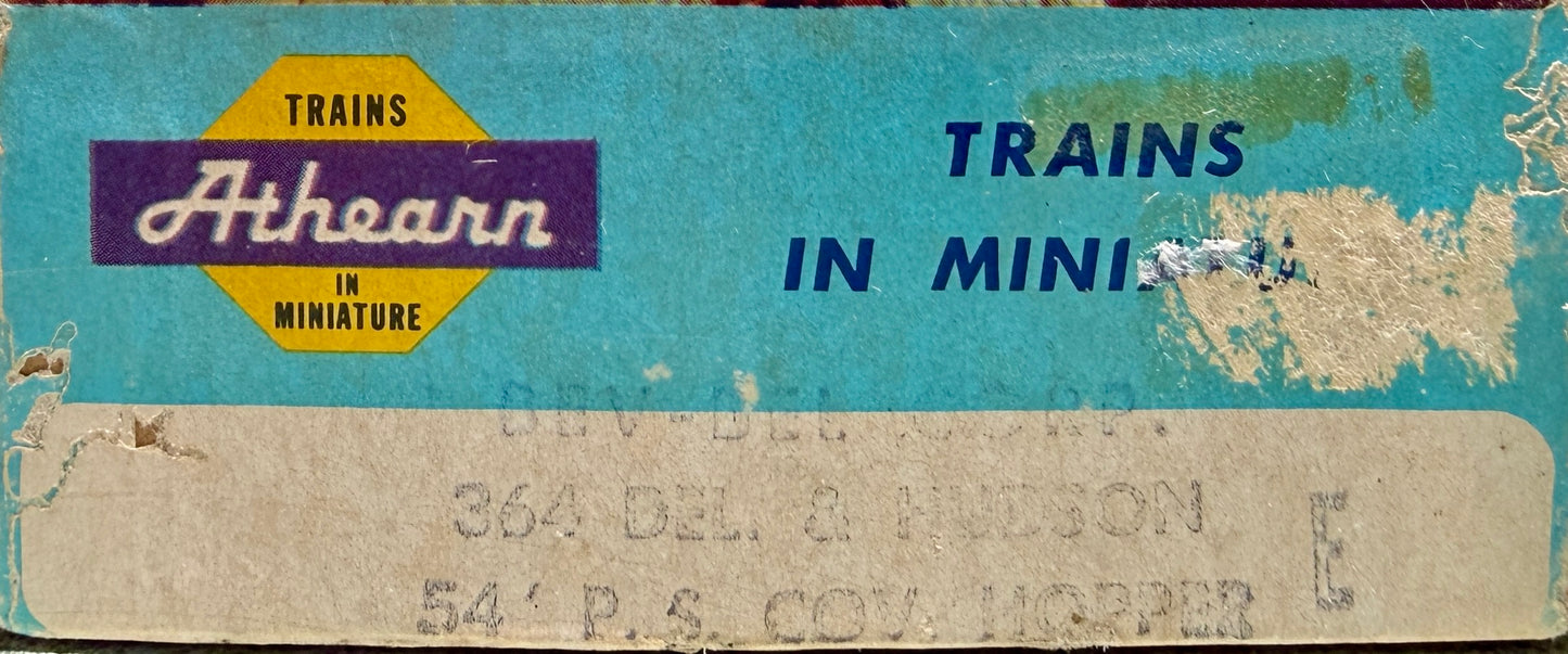 ATHEARN BLUE BOX (BEV_BEL CUSTOM) PS COVERED HOPPER KIT - DELAWARE & HUDSON