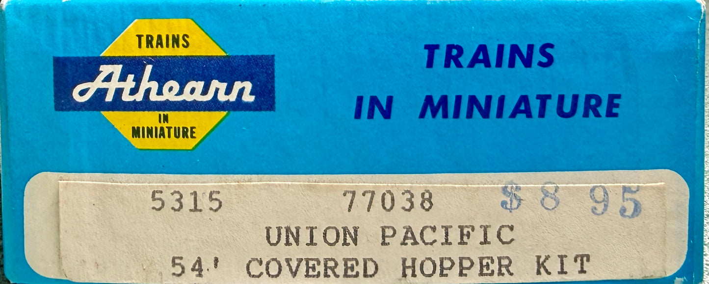 ATHEARN BLUE BOX PS COVERED HOPPER KIT - UNOIN PACIFC  WITH UP HERALD  #77038