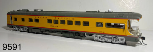 BROADWAY LIMITED UNION PACIFIC BUSINESS CAR  #101 "LINCOLN" 2020- PRESENT APPEARANCE - UP SHIELD ON REAR