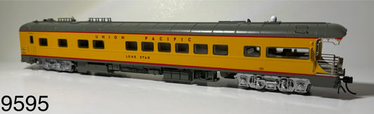 BROADWAY LIMITED UNION PACIFIC BUSINESS CAR  #101 "LONE STAR" BLACK "BUILDING AMERICA" DRUMHEAD ON REAR