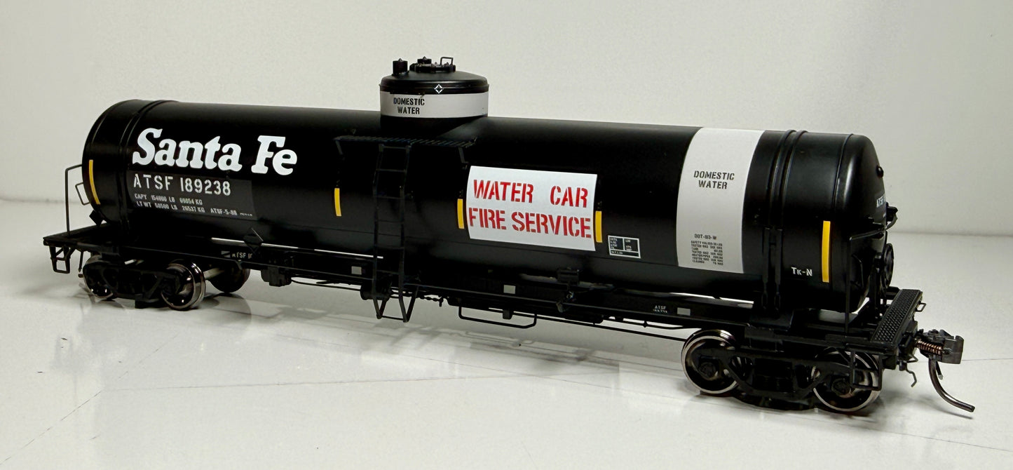 ROKA GACX FIRE SERVICE WATER TANK CAR - ATSF