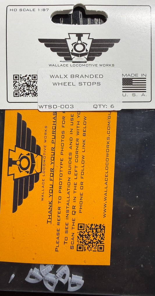 WALLACE LOCO WORKS - WHEEL STOPS