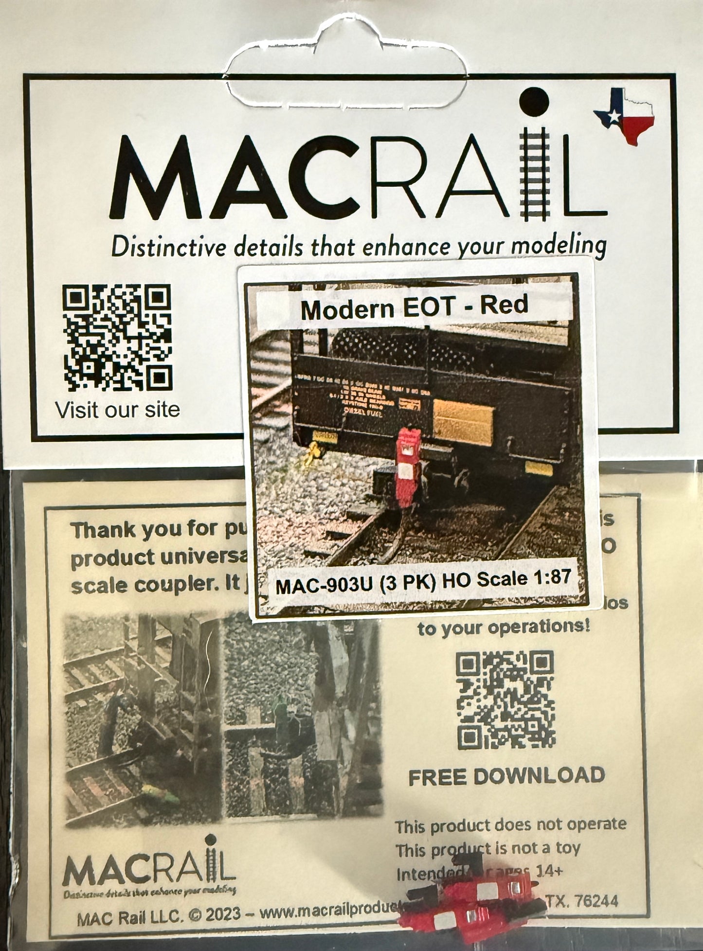 MACRail MODERN EOT (universal fit 3 pk)