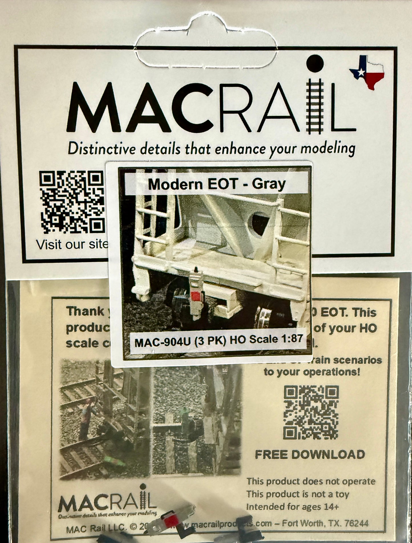 MACRail MODERN EOT (universal fit 3 pk)