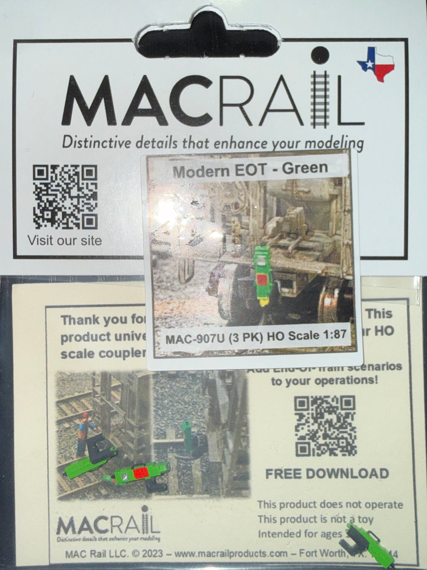 MACRail MODERN EOT (universal fit 3 pk)