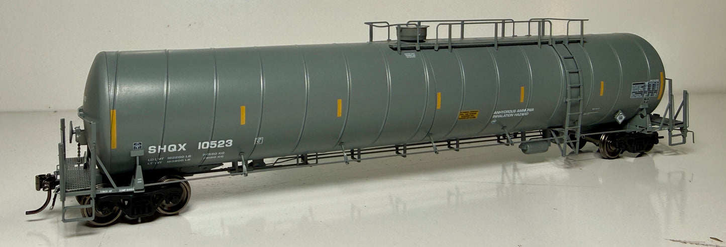 ROKA PROTOTYPE MODEL DOT-112 ARI SPIRAL TANK CAR - SHQX (ANHYDROUS AMONIA UN #1005 PLACARD)