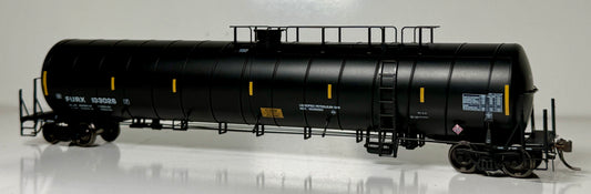 ROKA PROTOTYPE MODEL DOT-112 ARI SPIRAL TANK CAR - FURX  (BUTANE UN1075 PLACARD)