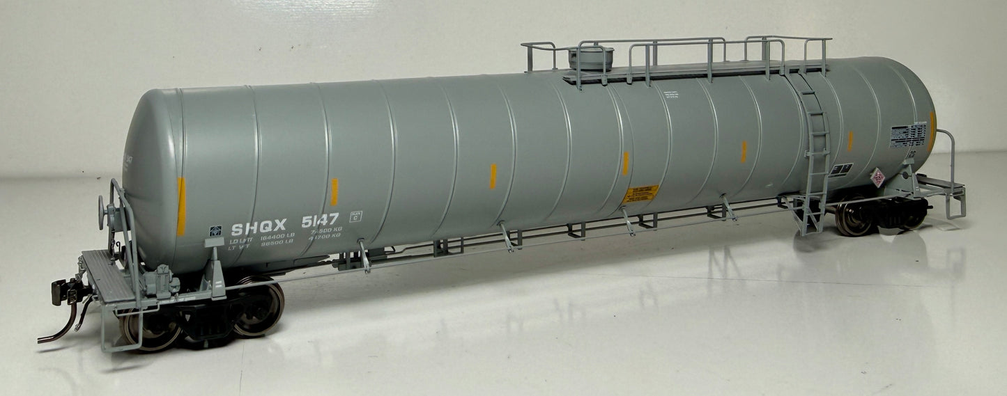 ROKA PROTOTYPE MODEL DOT-112 ARI SPIRAL TANK CAR - SHQX (BUTANE UN1075 PLACARD)