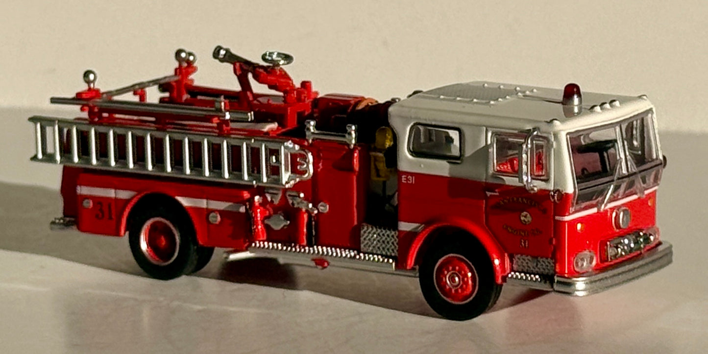 ICONIC REPLICAS SAN FRANCISCO FIRE DEPT ENGINE 31 1974 WARD LAFRANCE AMBASSADOR PUMPER