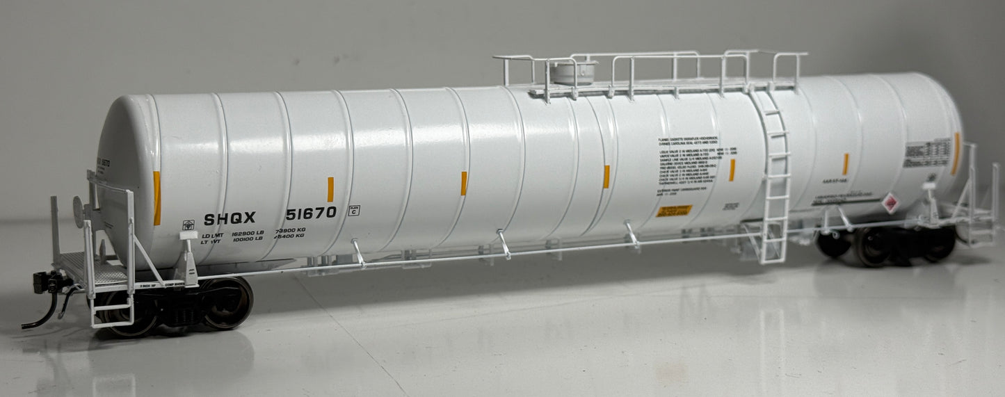 ROKA PROTOTYPE MODEL DOT-112 ARI SPIRAL TANK CAR - SHQX lpg UN #1005 PLACARD) (Copy)