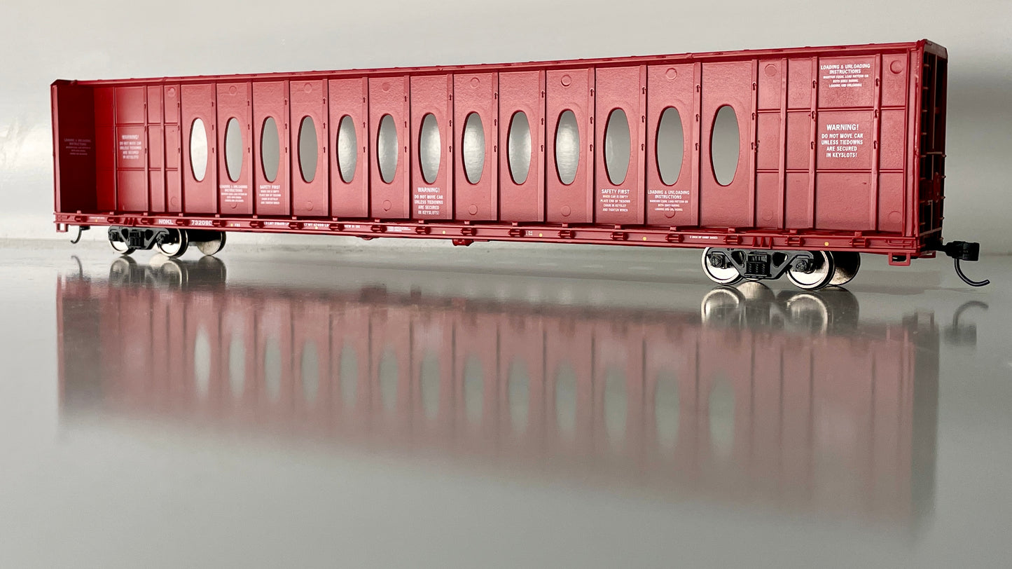 WALTHERS MAINLINE 72' CENTERBEAM FLATCAR - NOKL