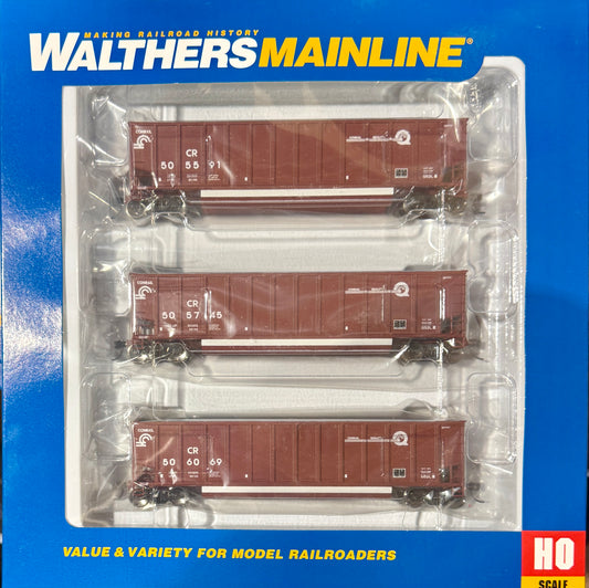 WALTHERS MAINLINE BETHGON COAL HOPPER 3 CAR SET - CONRAIL