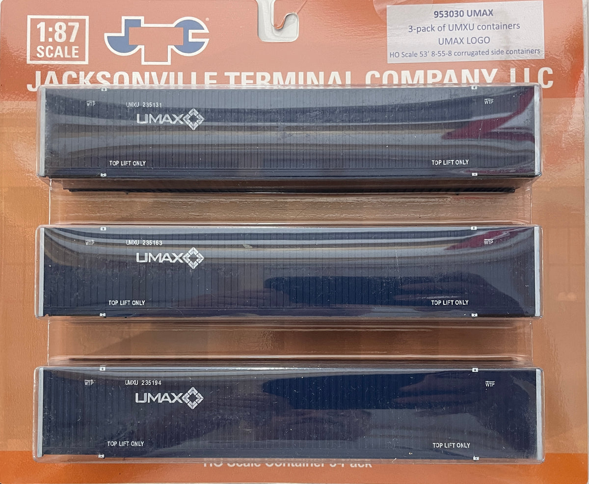 JACKSONVILLE TERMINAL UMAX 53’ INTERMODAL CONTAINERS (3 PACK) – Makin ...