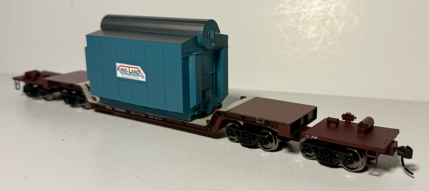 WALTHERS DEPRESSED CENTER FLAT CAR - NORFOLK & WESTERN