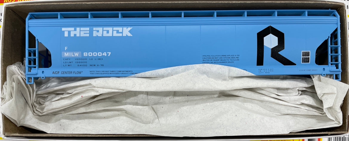 ACCURAIL ACF COVERED HOPPER KIT- ROCK ISLAND W/MILW PATCH (ACU8137)