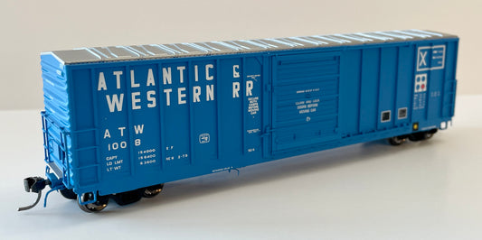 ATLAS  MASTER CNFC 5000 BOX CAR- ATLANTIC AND & WESTERN #1008