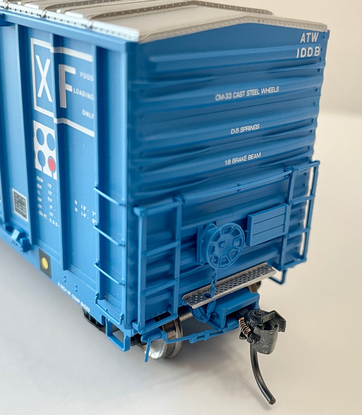 ATLAS  MASTER CNFC 5000 BOX CAR- ATLANTIC AND & WESTERN #1008