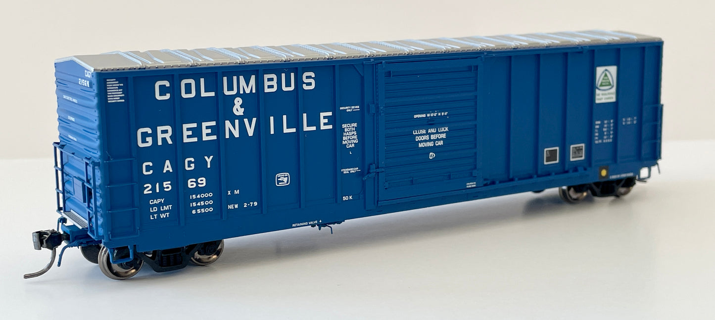 ATLAS  MASTER CNFC 5000 BOX CAR- COLUMBUS & GREENVILLE #21569