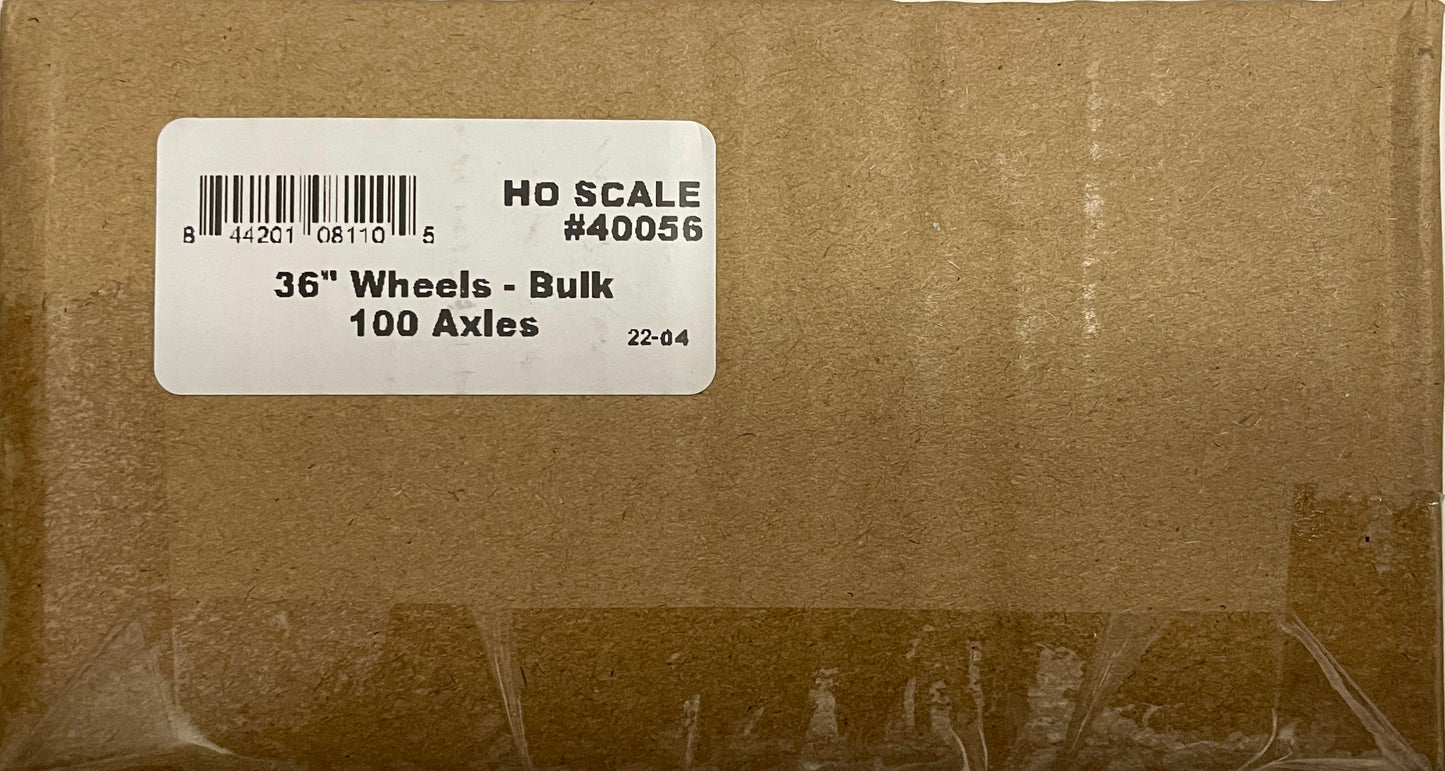 INTERMOUNTAIN 36" WHEEELSETS 100 AXLE BULK PACK