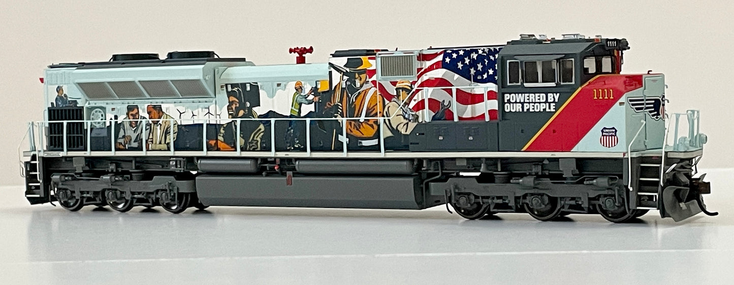 ATHEARN GENESIS SD70ACe UP 1111 "POWERED BY OUR PEOPLE" DCC READY