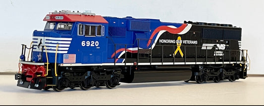 ATHEARN GENESIS SD60E NS 6920 "HONORING OUR VETERANS" DCC READY