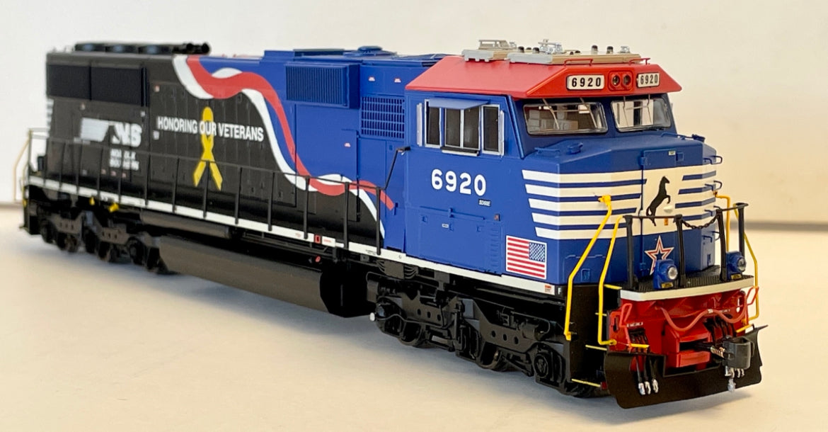 ATHEARN GENESIS SD60E NS 6920 "HONORING OUR VETERANS" DCC READY