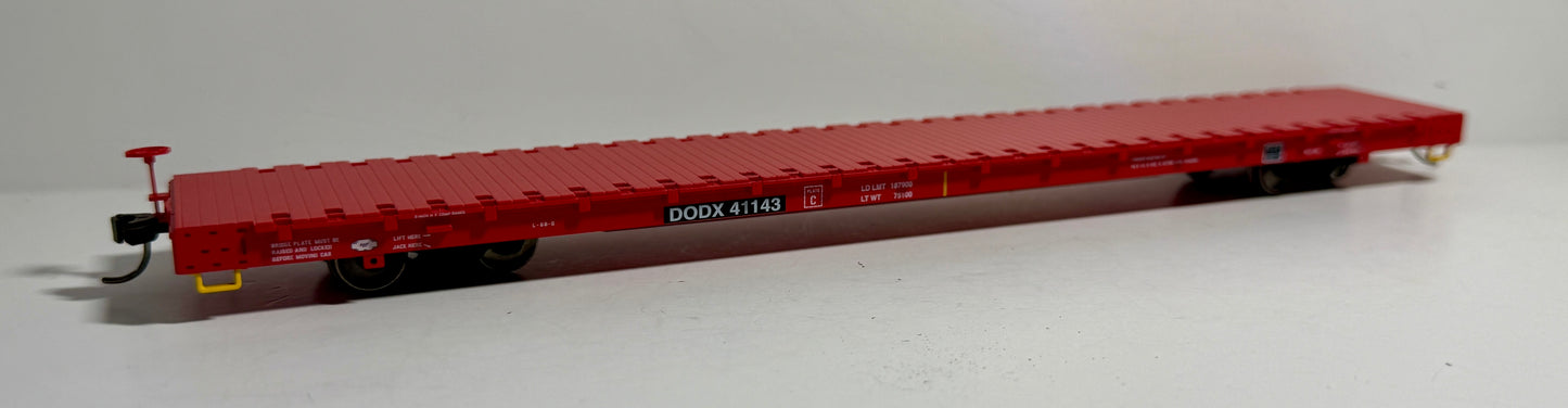 ATLAS TRAINMAN 68' FLAT CAR - DODX