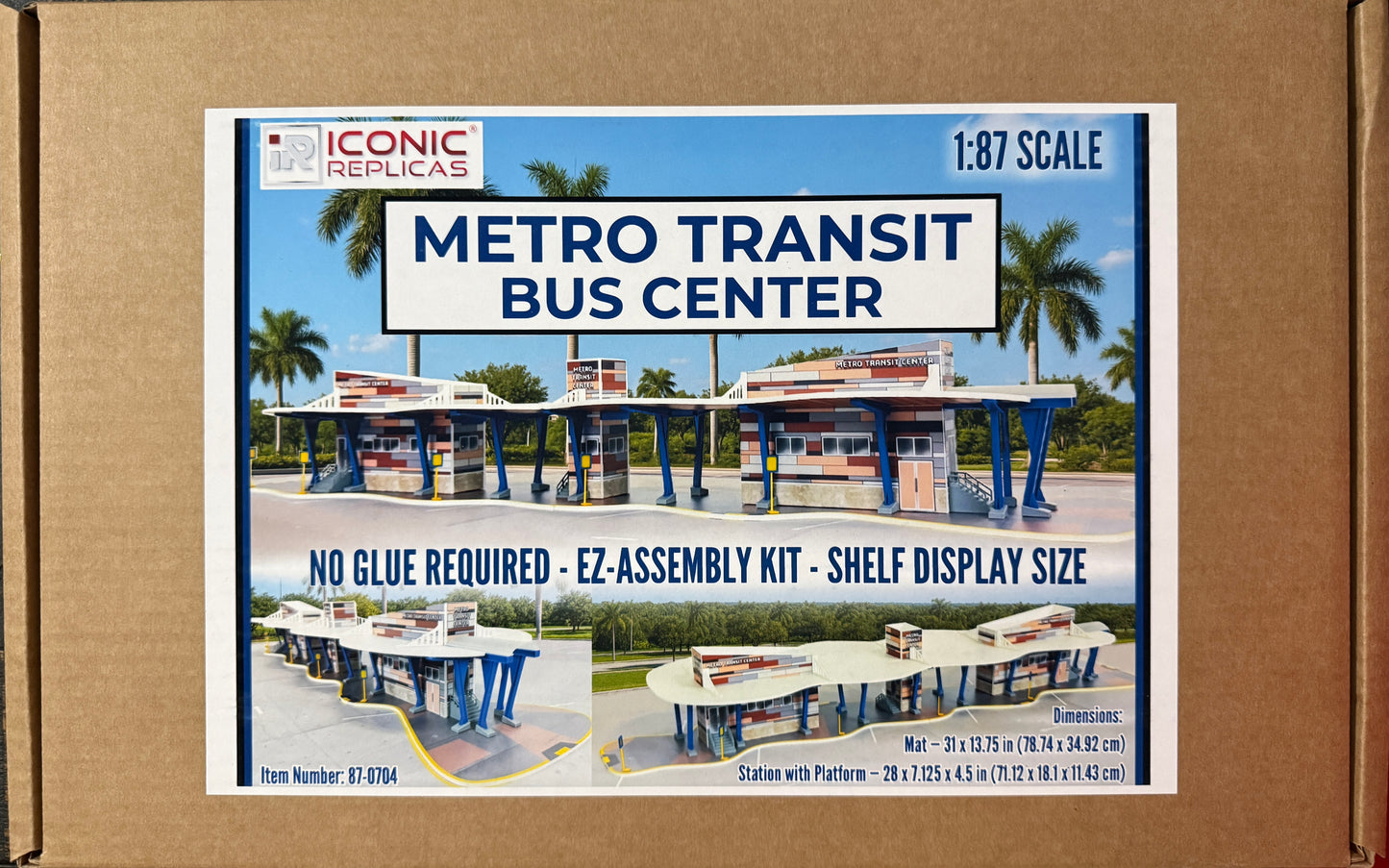ICONIC REPLICAS METRO TRANSIT BUS CENTER