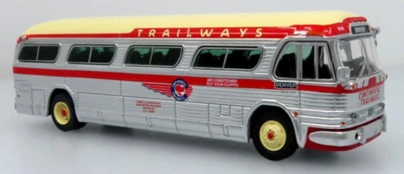ICONIC REPLICAS 1959 GM PD4104 COACH - Continental Trailways