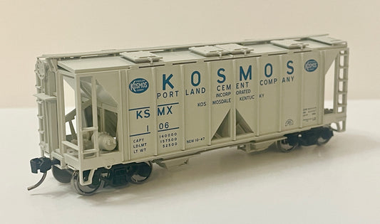 BOWSER 70 TON COVERED HOPPER- KOSMOS CEMENT