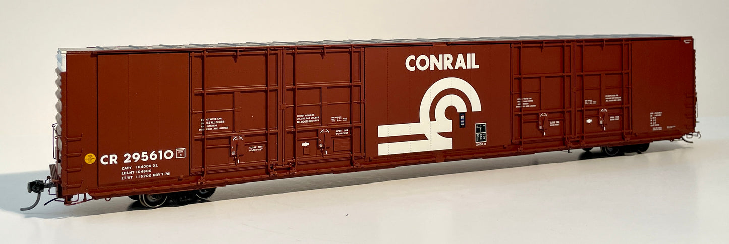 TANGENT GREENVILLE 86' HIGH CUBE PLUG DOOR BOXCAR - CONRAIL (LARGE LOGO)