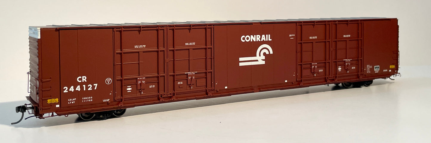 TANGENT GREENVILLE 86' HIGH CUBE PLUG DOOR BOXCAR - CONRAIL (SMALL LOGO)