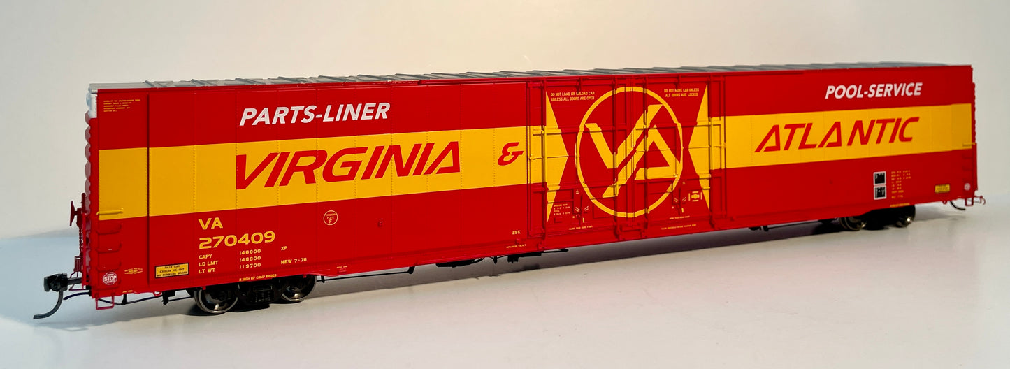 HOME SHOPS (TANGENT) 86' HIGH CUBE BOXCAR - VIRGINIA & ATLANTIC