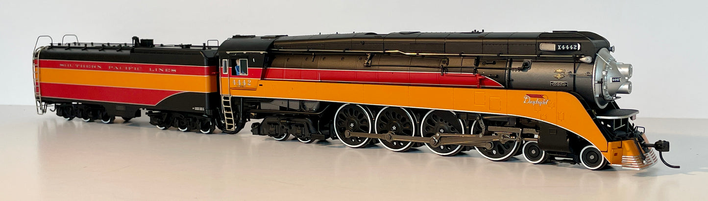 BROADWAY LIMITED SOUTHERN PACIFIC GS4 4-8-4 - CAB #4442 - DAYLIGHT SCHEME AS DELIVERED