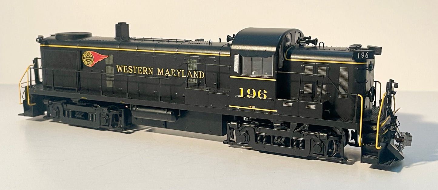 BOWSER ALCO RS-3 DCC/LOC SOUND - WESTERN MARYLAND