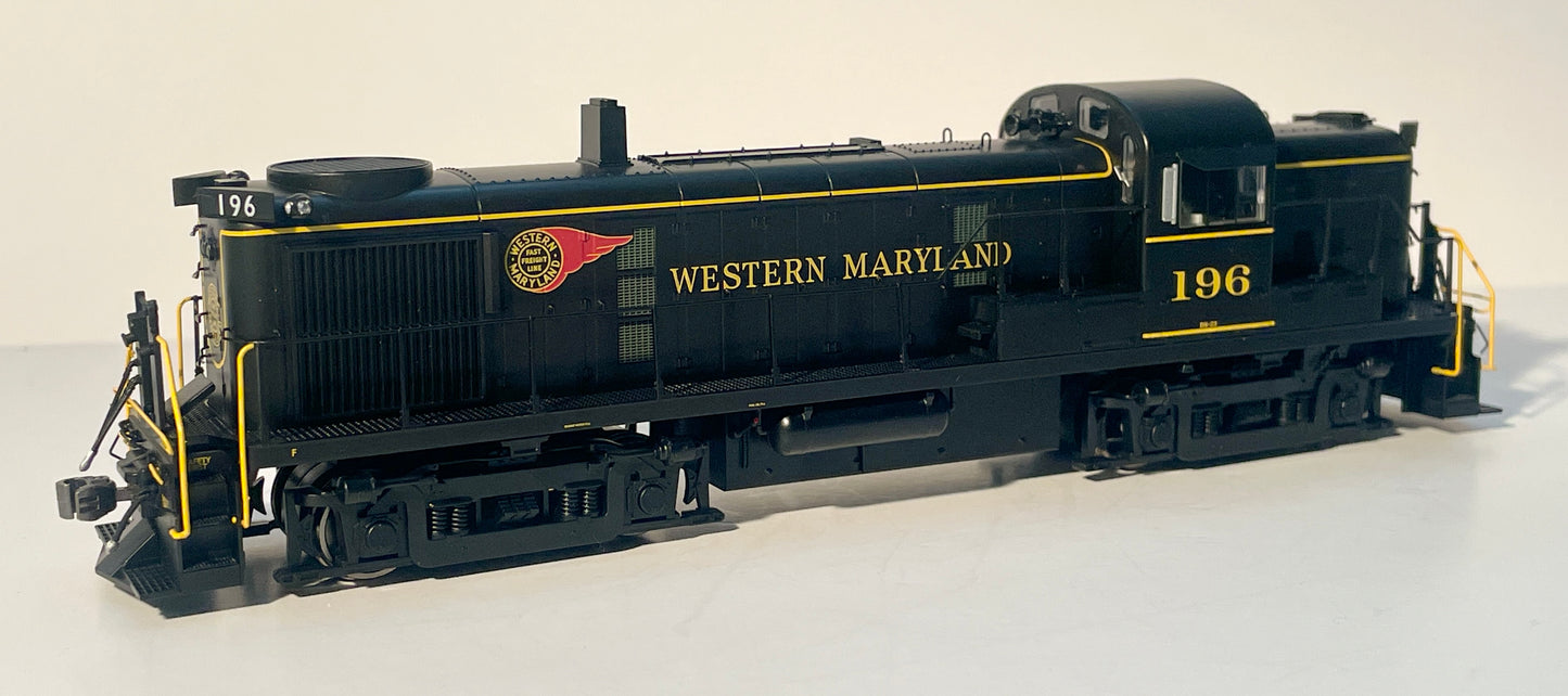 BOWSER ALCO RS-3 DCC/LOC SOUND - WESTERN MARYLAND