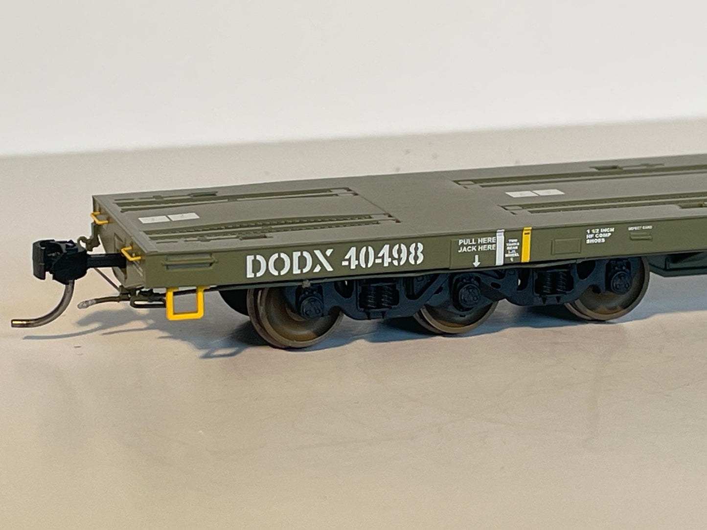 SPRING MILLS DEPOT DODX TRANSPORT CAR (ORTNER) URETHANE GREEN