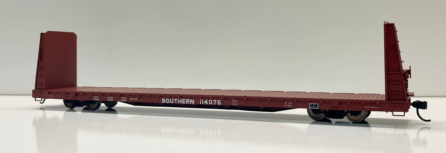 WALTHERS MAINLINE 68' BULKHEAD FLATCAR - SOUTHERN