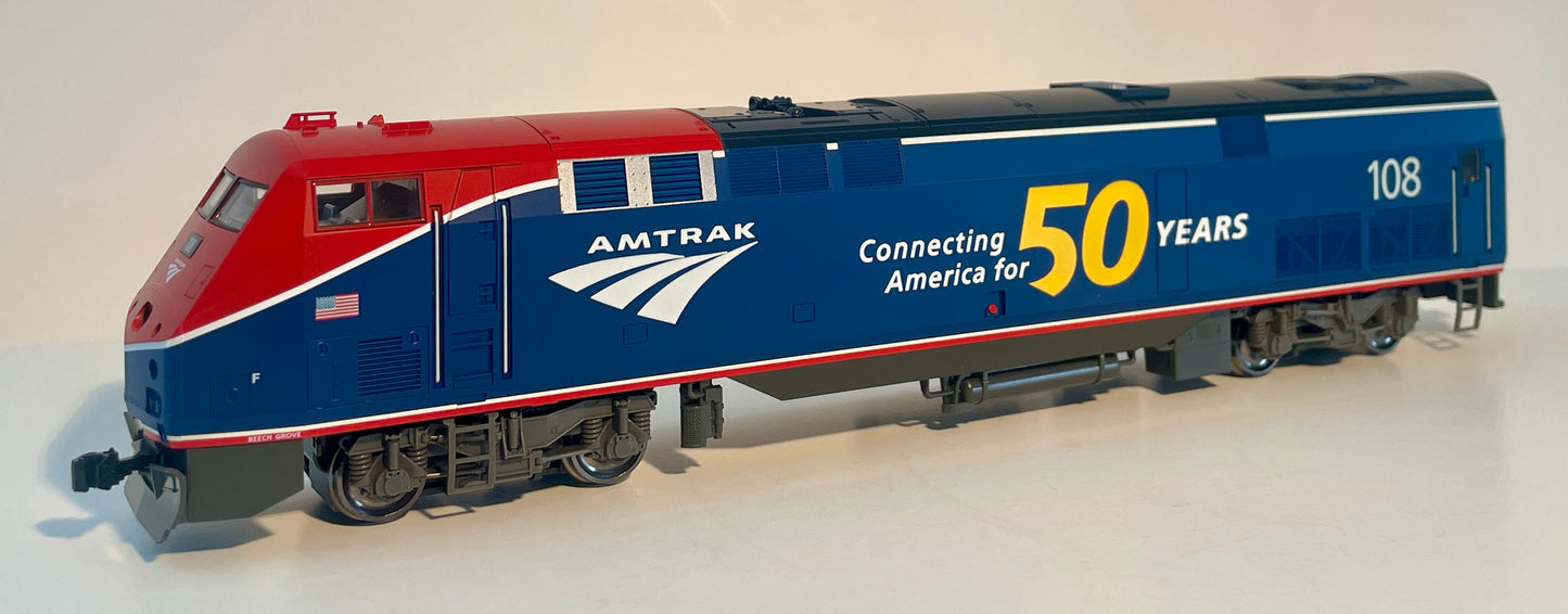 KATO GE AMTRAK P42 PHASE VI W/ 50TH ANNIVERSARY LOGO #108