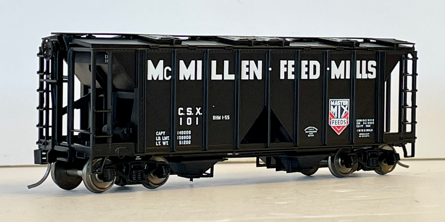 BOWSER 70 TON COVERED HOPPER- MCMILLEN FEED