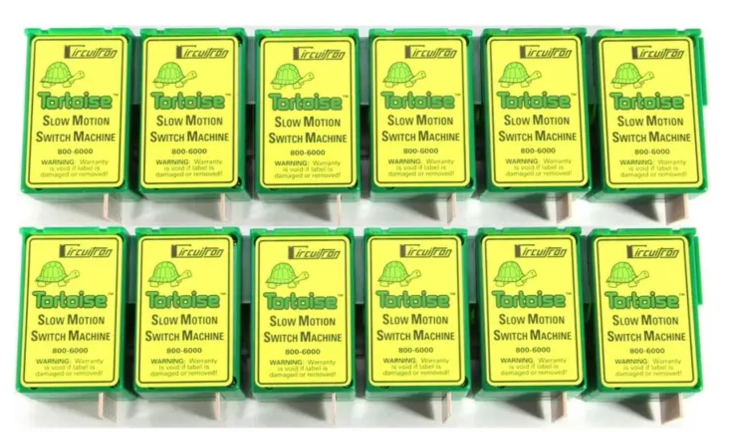 CIRCUITRON TORTOISE SWITCH MACHINE - 12 PACK