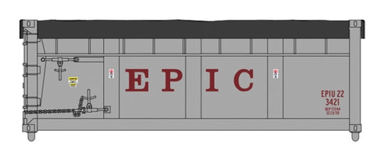 ATLAS MASTER 8 1/2'M WASTE CONTAINER 6 PACK - EPIC (EPIU) SET 2 [2167, 2189, 3428, 3443, 4262, 4290]