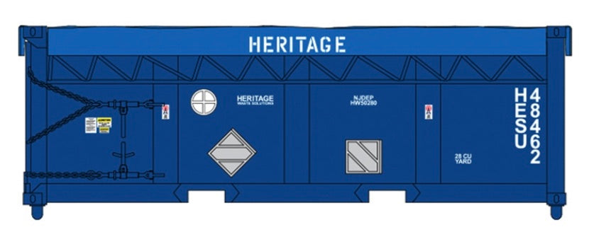 ATLAS MASTER 8 1/2' WASTE CONTAINER 6 PACK - HESU SET 2 [48328, 48459, 48516, 48529, 48544, 48558]
