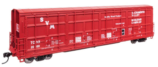 WALTHERS PROTO ALL DOOR BOXCAR - SACRAMENTO VALLEY MOULDING