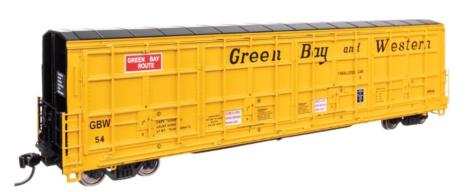 WALTHERS PROTO ALL DOOR BOXCAR - GREEN BAY & WESTERN