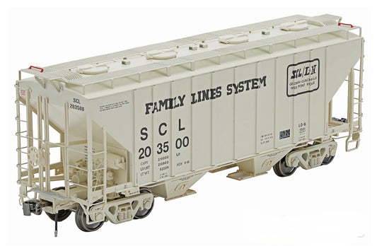 CLASS ONE MODEL WORKS PS 3000CD COVERED HOPPER - FAMILY LINES (SCL)
