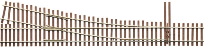 MICRO-ENGINEERING LADDER TRACK SYSTEM #5a RIGHT STANDARD TURNOUT ...