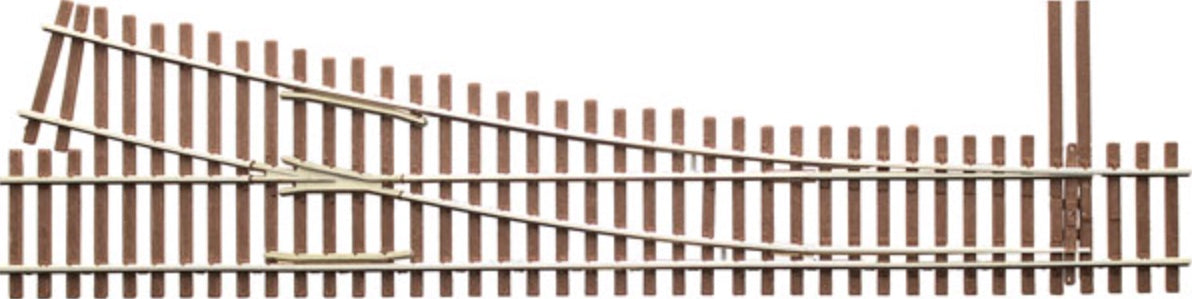 MICRO-ENGINEERING LADDER TRACK SYSTEM #5c RIGHT TURNOUT – Makin' Tracks