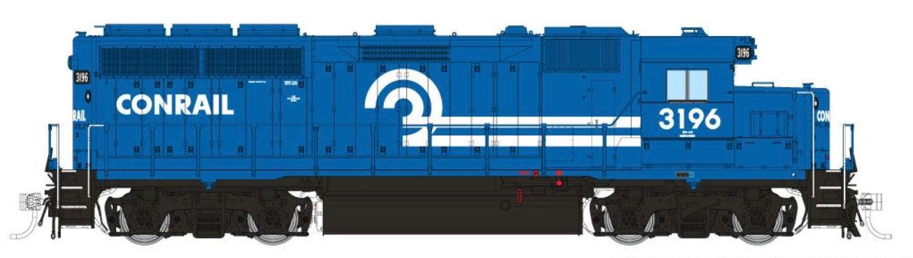 RAPIDO GP40 DC/DCC/LOK SOUND - CONRAIL